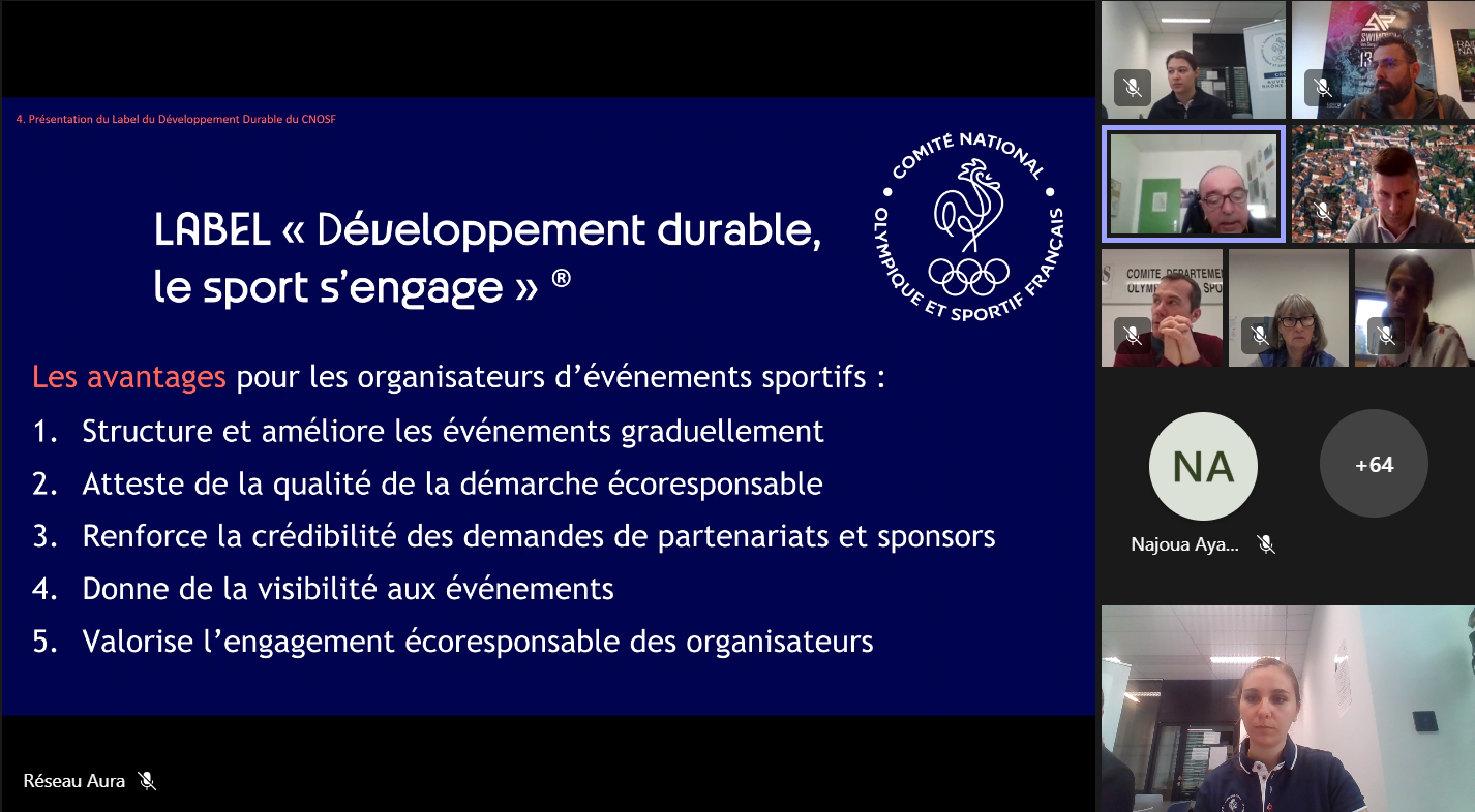 Label Développement Durable, le sport s'engage - CNOSF