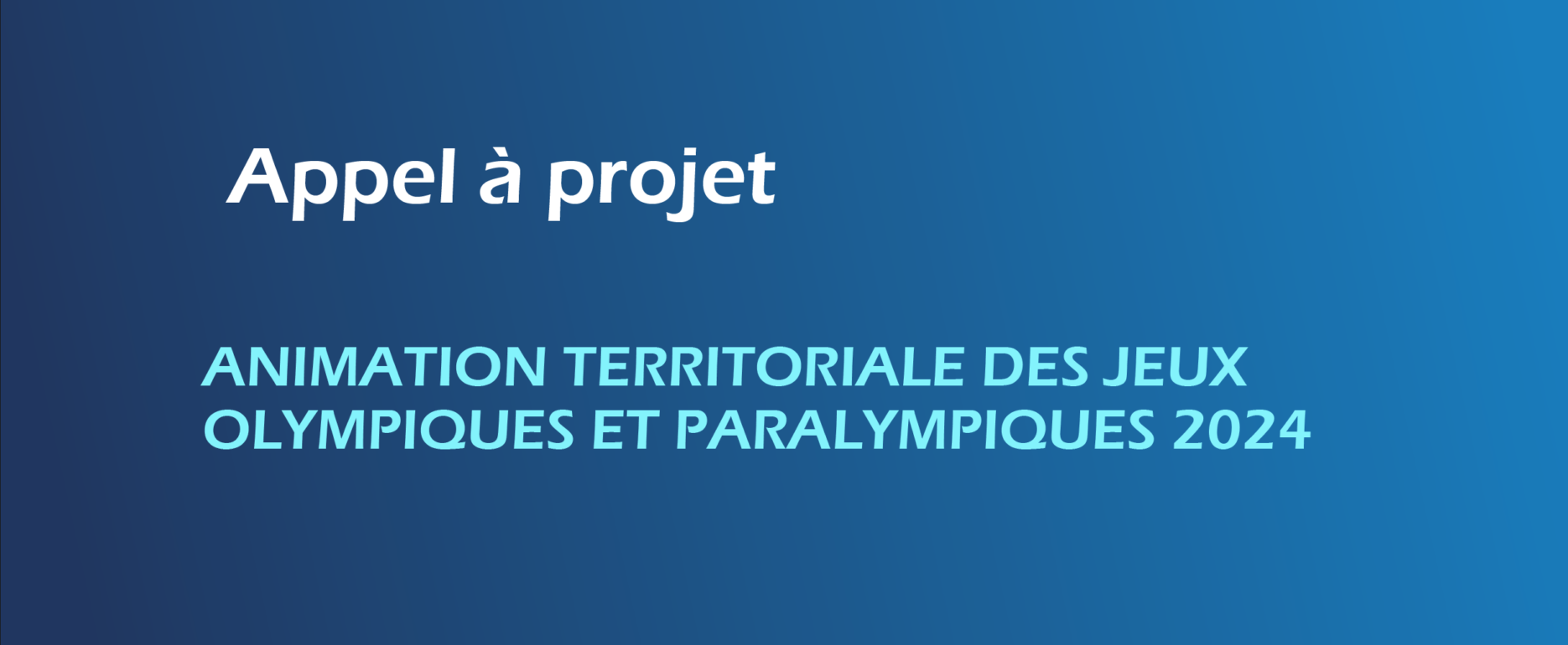 Animation territoriale des Jeux Olympiques et Paralympiques 2024 CROS