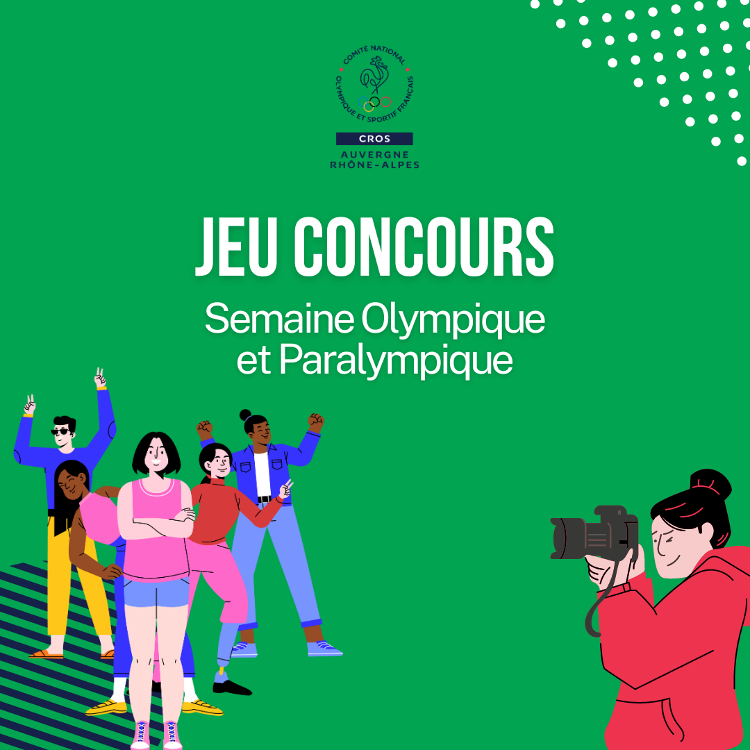 Semaine Olympique Et Paralympique 2024 - Le CROS Lance Un Jeu Concours ...